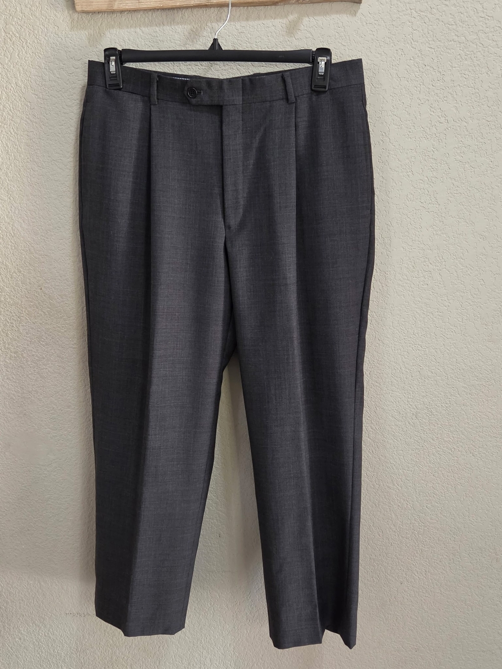 Tommy Hilfiger Men's Dark Gray Dress Pants